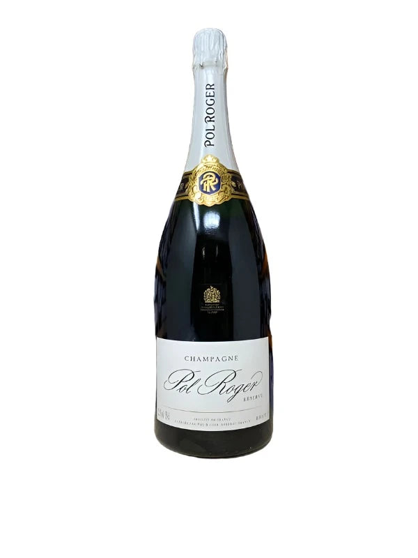 Pol Roger White Foil Brut NV Reserve Magnum 150cl