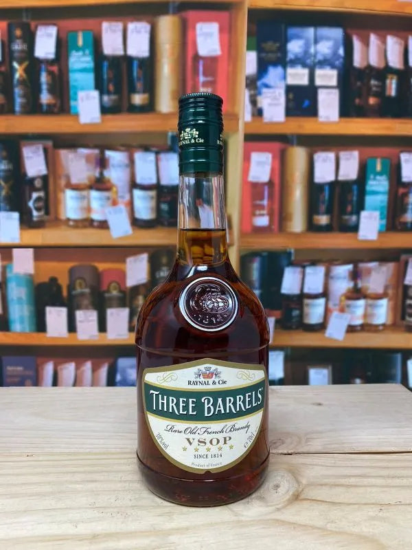 Three Barrels Brandy VSOP 38% 70cl