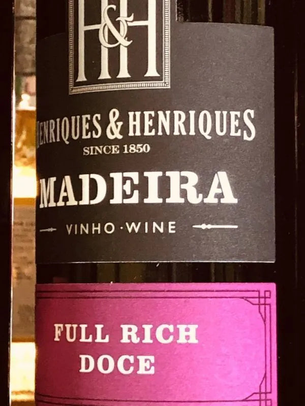 Henriques & Henriques 3yo Full Rich Madeira