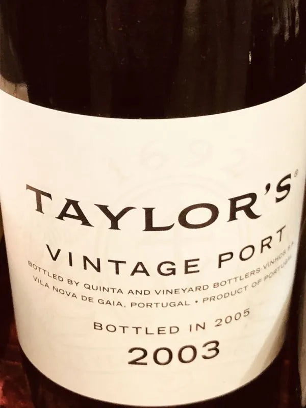 Taylor's 2003 Vintage Port 75cl